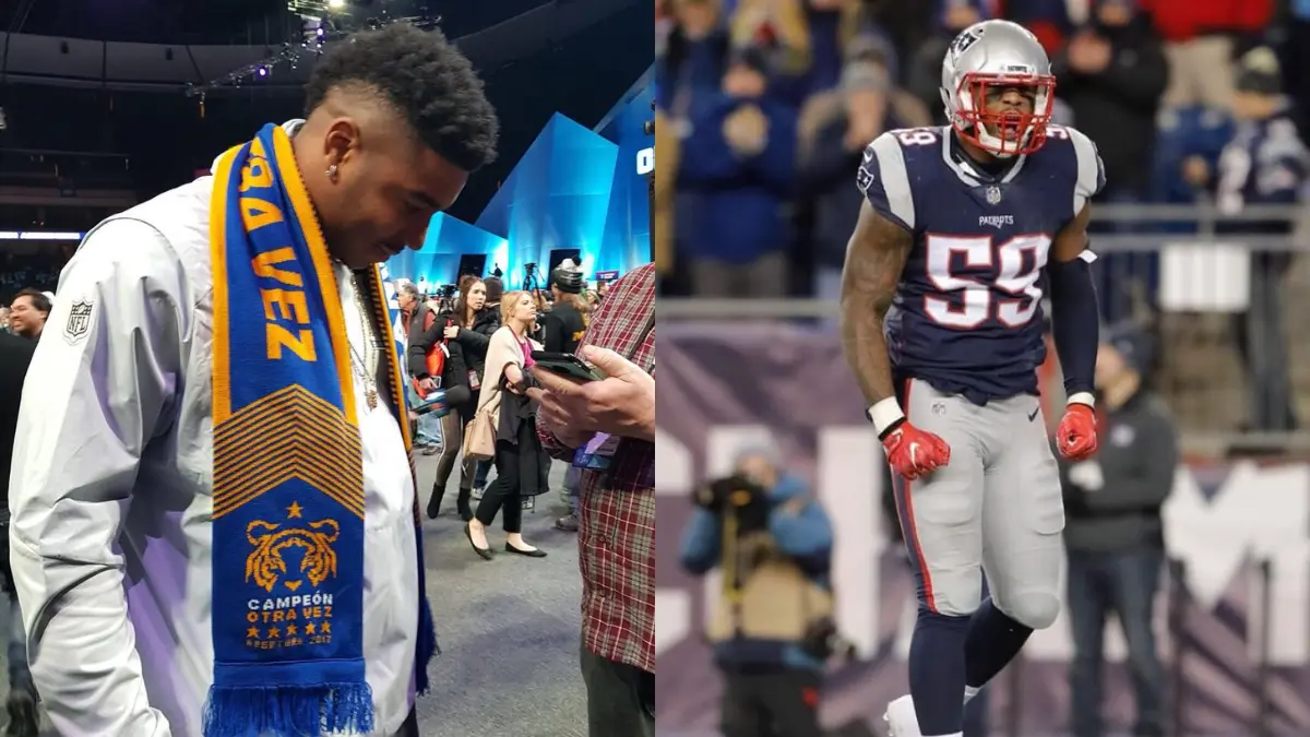 Marquis Flowers. Dejó ver su afinidad por los Tigres de la UANL al lucir una bufanda de los felinos durante el Opening Night en Minnesota, esto pasó cuando el linebacker jugaba para los New England Patriots.