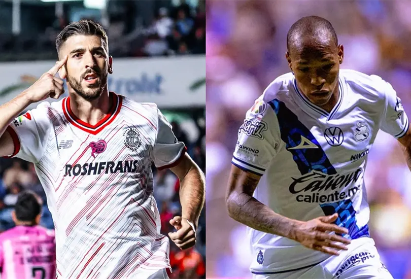 Toluca y Puebla se enfrentan en la Liga MX.
