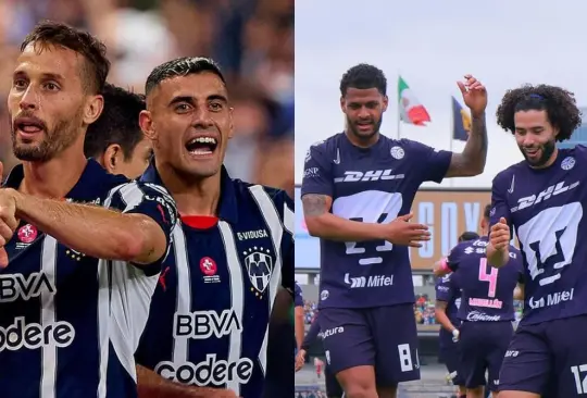 Monterrey y Pumas buscan seguir escalando en la tabla general