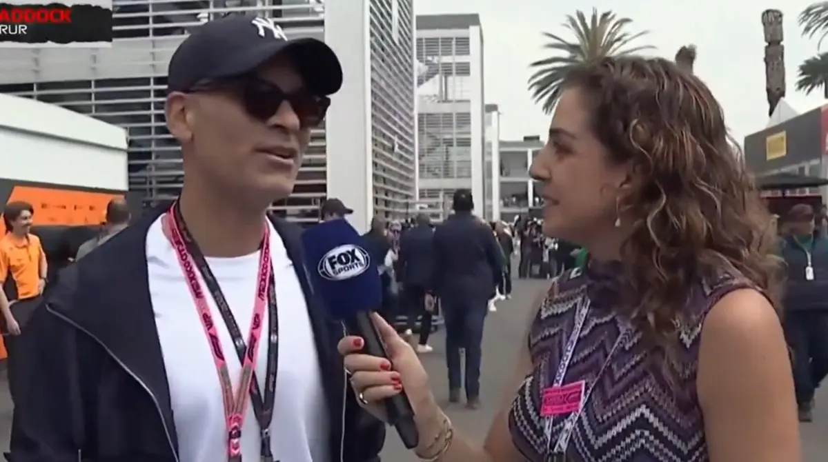 Rafa Márquez de igual manera asistió al GP de México.