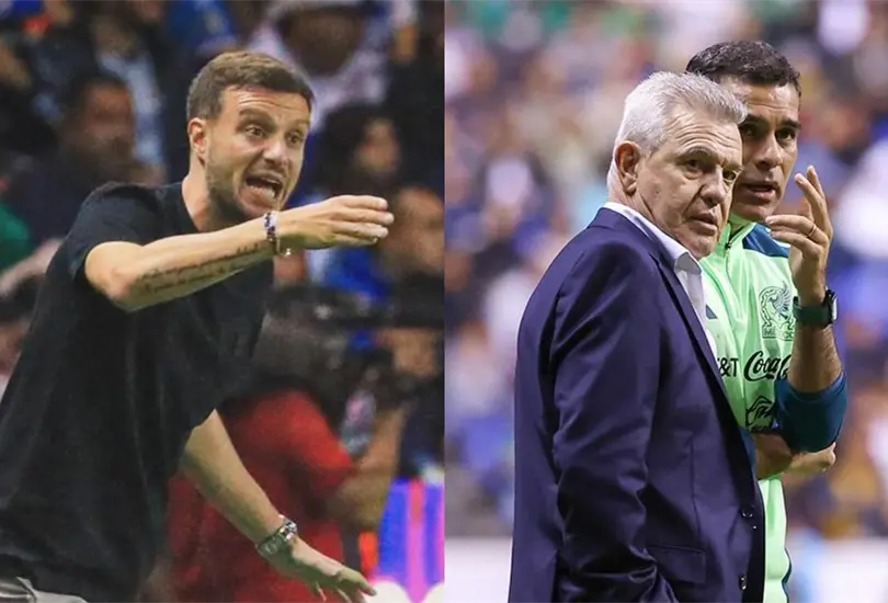 Martín Anselmi le manda un mensaje a Javier Aguirre tras su victoria en el Olímpico Universitario Martín Anselmi le manda un mensaje a Javier Aguirre tras su victoria en el Olímpico Universitario