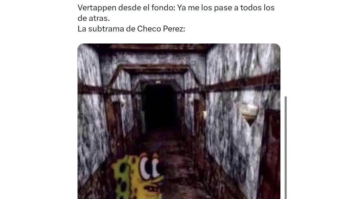 Sin embargo, esto no fue posible y Checo terminó en el último lugar 