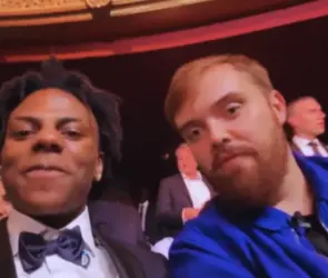 La reacción de Ibai al convivir con Speed en el Balón de Oro