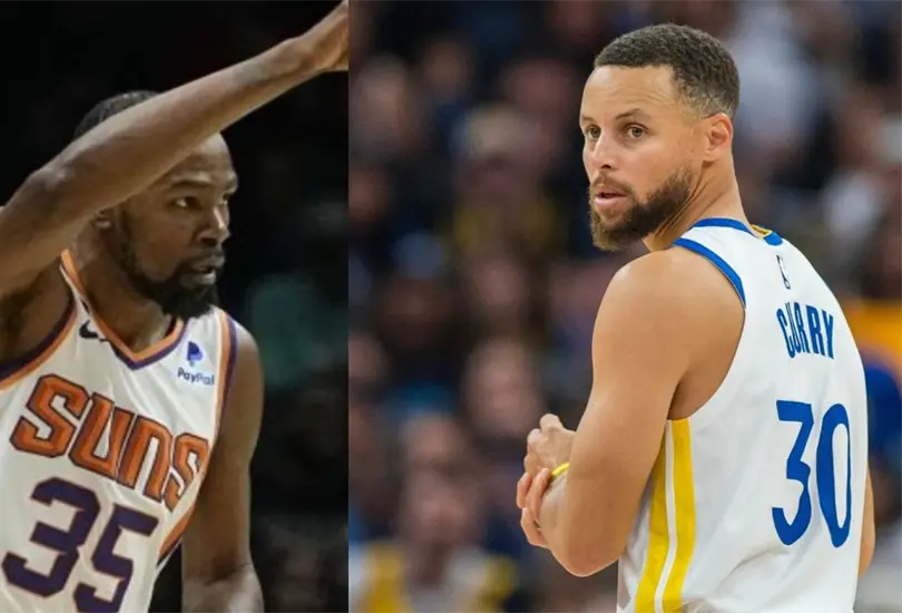 Sthephen Curry y Kevin Durant son de los jugadores mejores pagados en la NBA Sthephen Curry y Kevin Durant son de los jugadores mejores pagados en la NBA