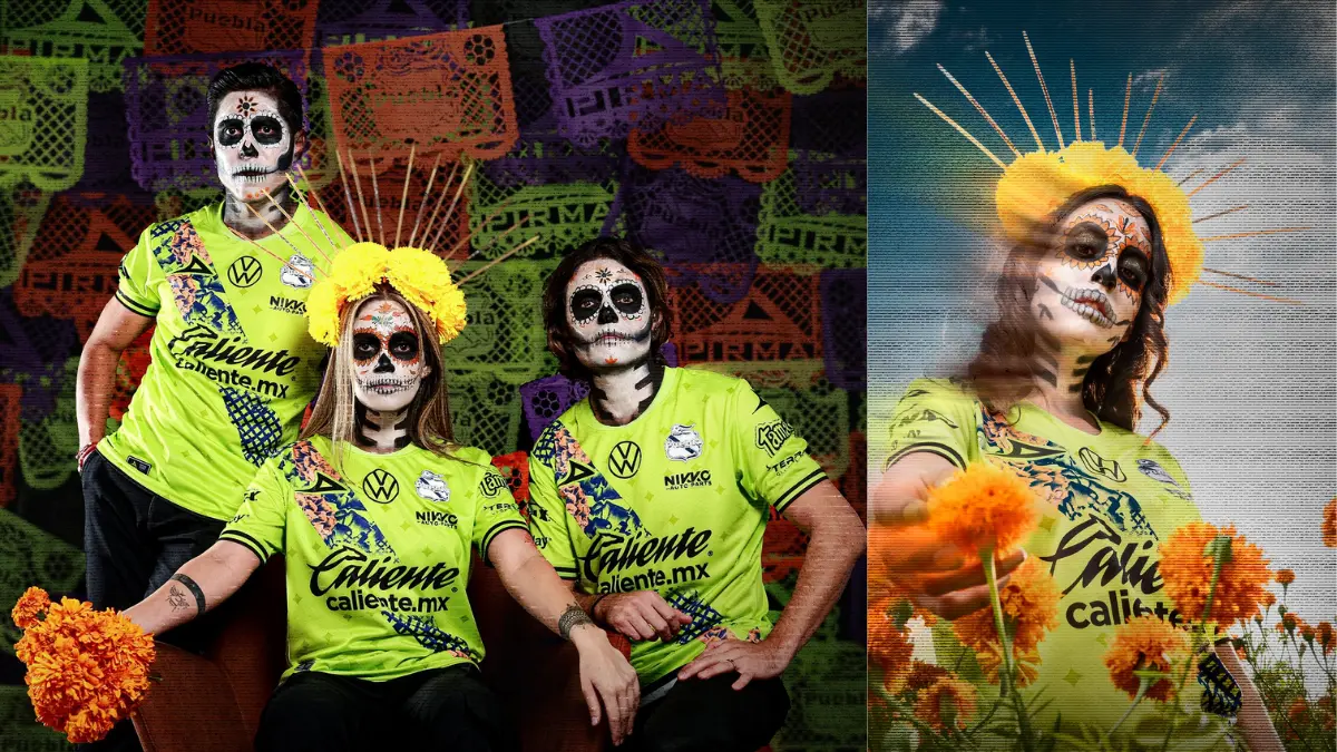 Puebla. La ´Franja´ reveló una nueva camiseta inspirada en el trabajo de la comunidad poblana que constituyen las "tradiciones que trascienden", en el diseño están el papel picado y la flor de cempasúchil. 