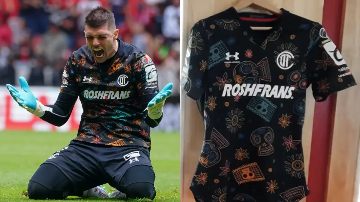 Toluca. En la última jornada del torneo regular del Apertura 2022, los ´Diablos´ estrenaron un jersey en color negro que llevaba estampado de papel picado y calaveras que hacían alusión al Día de Muertos, gustó por el colorido y la tradición que representa. 