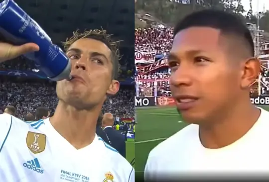 Edison Flores se inspiró en Cristiano Ronaldo.