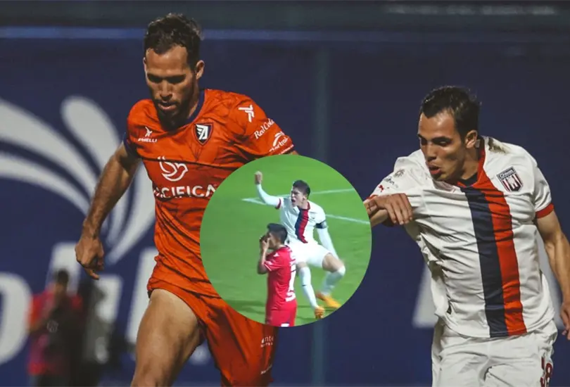Una jugada violenta se present&oacute; en el Tepatil&aacute;n vs Tapaio.