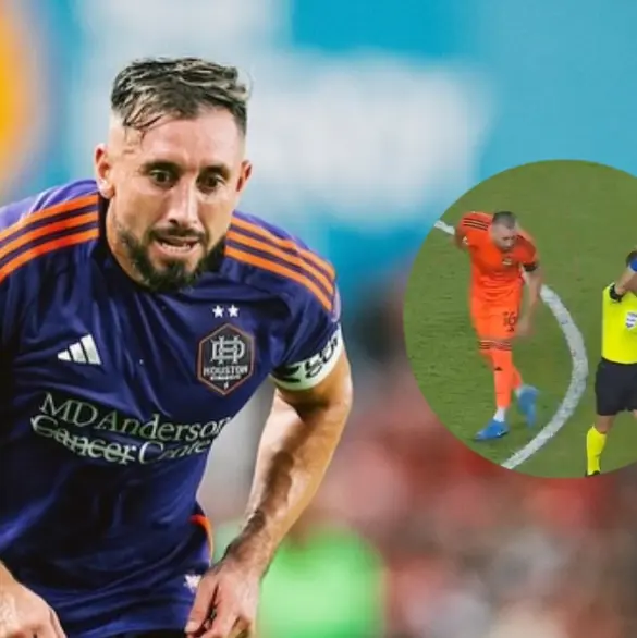 El mensaje del Houston Dynamo a Héctor Herrera por escupirle al árbitro