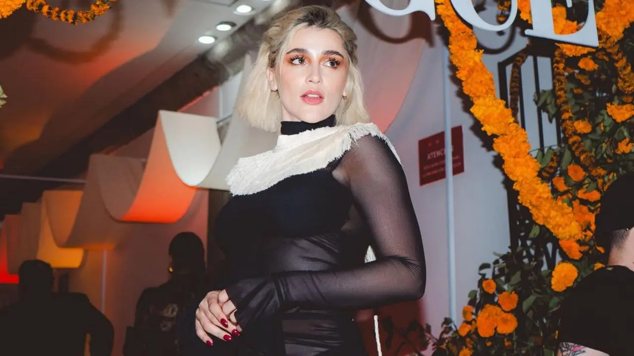 En el evento estuvo junto a Igor Lichnovsky en primera fila disfrutando del espectáculo.