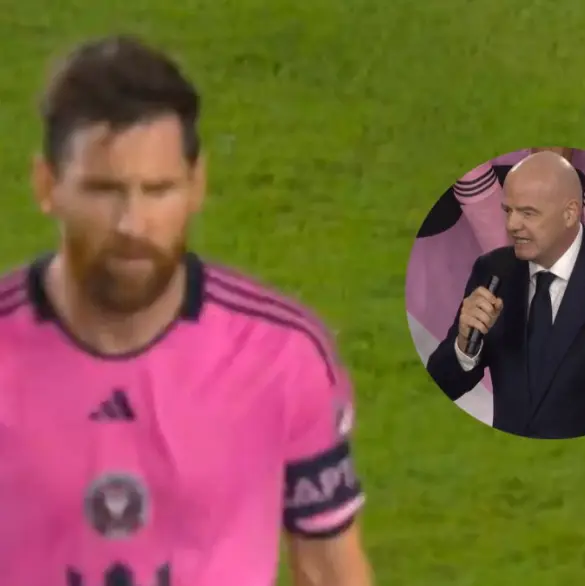 La reacción de Infantino a la eliminación de Messi en la MLS