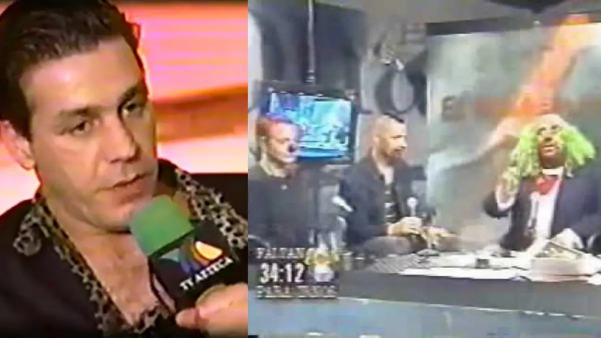 Rammstein tuvo su primera participación en tv mexicana durante 1999 al aparecer en el programa de TV Azteca 'Neon Nights'; en 2001 aparecieron en el programa de Brozo.