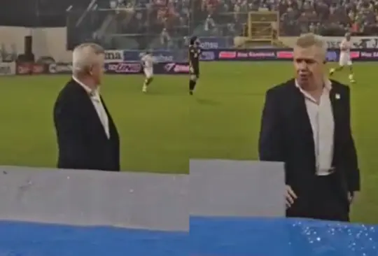 Javier Aguirre se fue contra los hondureños.