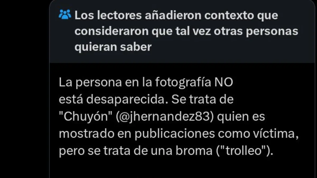 Aunque en realidad X es consciente de los trolleos en su contra y ha acostumbrado el poner 'notas de la comunidad'.