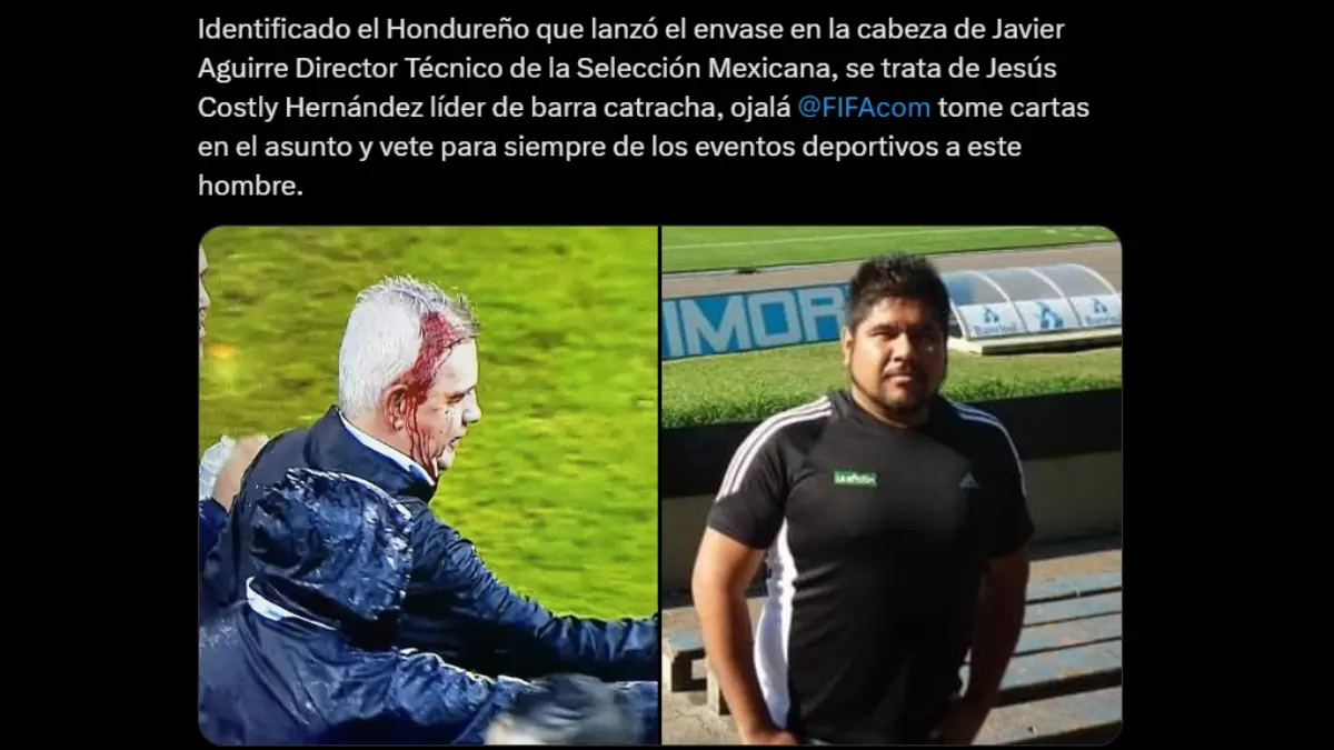 En su controversia más reciente fue señalado de ser el hondureño que agredió a Javier Aguirre en el partido contra México.