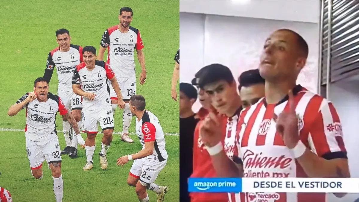  Chicharito advirtió a su equipo sobre las decisiones del arbitraje. 