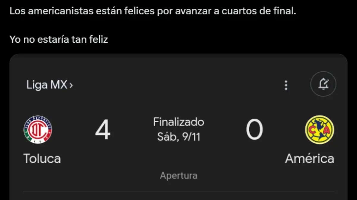 América enfrentará al Toluca en Liguilla luego de ganarle el Play-in a los Xolos.