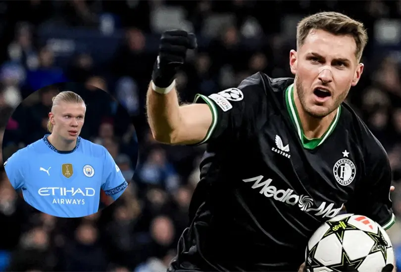Santiago Gim&eacute;nez colabor&oacute; en el empate del Feyenoord.
