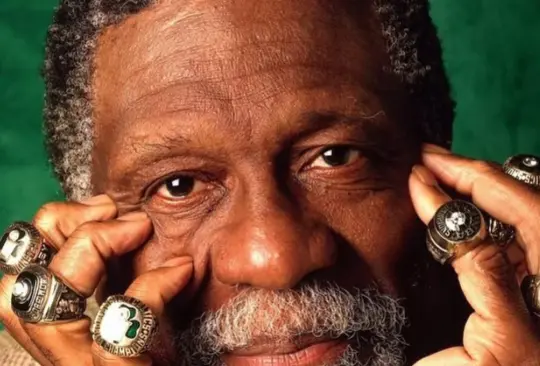 Bill Russell es el jugador con más campeonatos de la NBA, con un total de 11 anillos