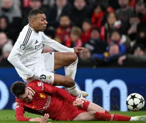 Exhiben a Mbappé completamente ido en el Real Madrid vs Liverpool (VIDEO)