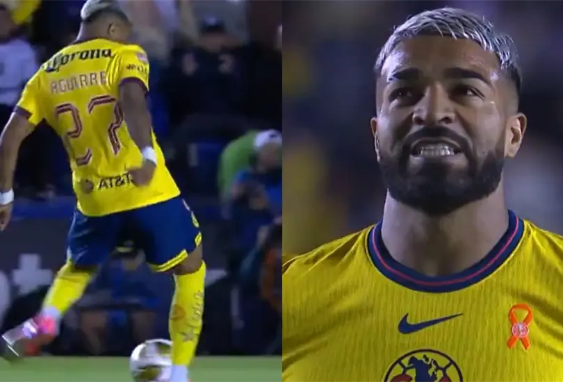 Rodrigo Aguirre se comi&oacute; un gol cantado en el Am&eacute;rica vs Toluca.