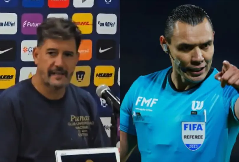 Gustavo Lema arremeti&oacute; contra el arbitraje de Marco Antonio Ortiz.