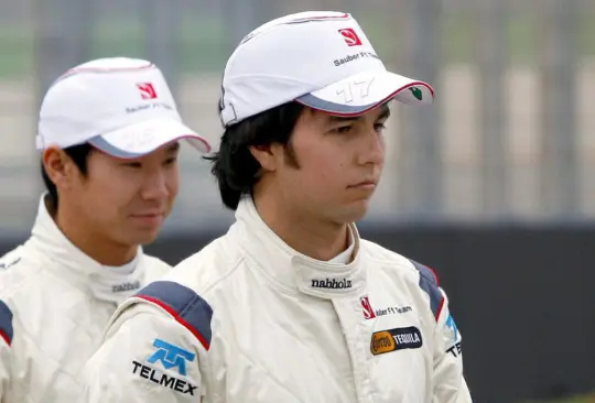 Sergio Perez y  Kamui Kobayashi