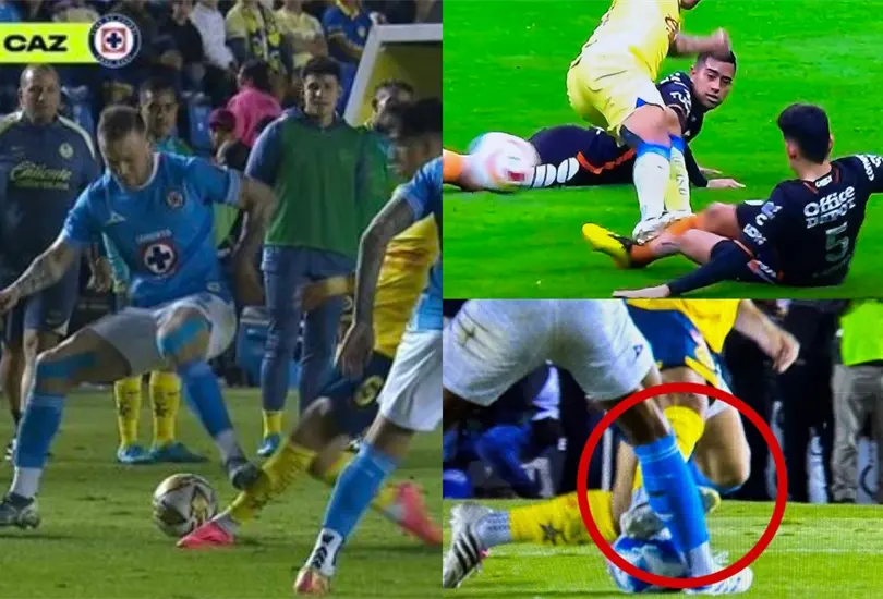 Am&eacute;rica exig&iacute;a tarjeta roja a Rotondi por una entrada a Kevin &Aacute;Lvarez