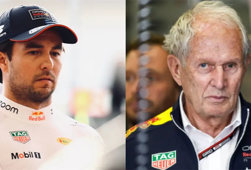 Helmut Marko reconoci&oacute; que hay la posibilidad de la salida de Checo P&eacute;rez