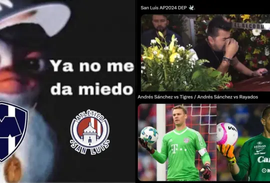 Rayados provocó memes contra el Atlético de San Luis.