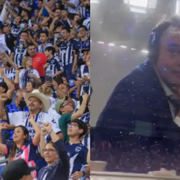 Afición de Rayados se burla de Faitelson tras golear al Atlético de San Luis