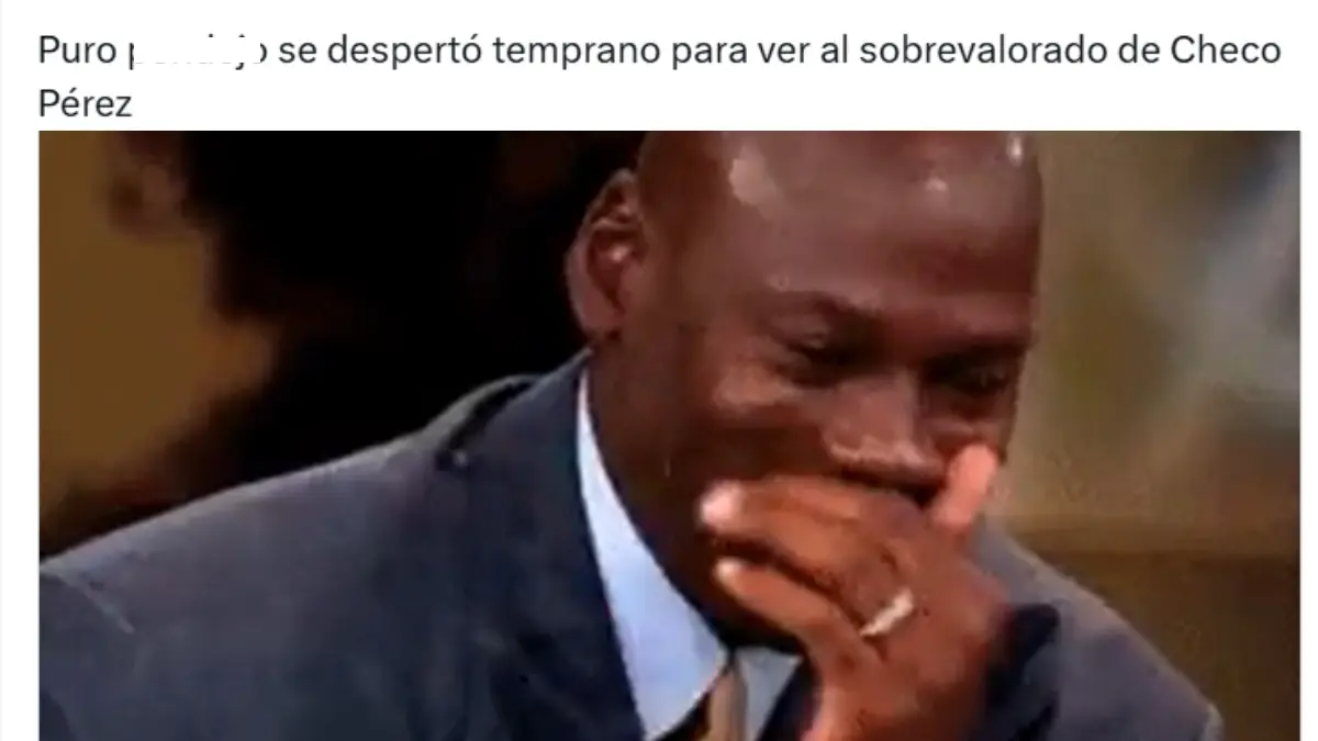 Los memes no se hicieron esperar, principalmente luego de ni siquiera acabar la carrera.
