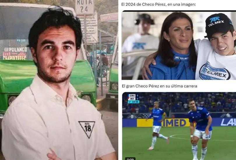 Checo P&eacute;rez no tuvo una buen carrera en el Gran Premio de Abu Dabi