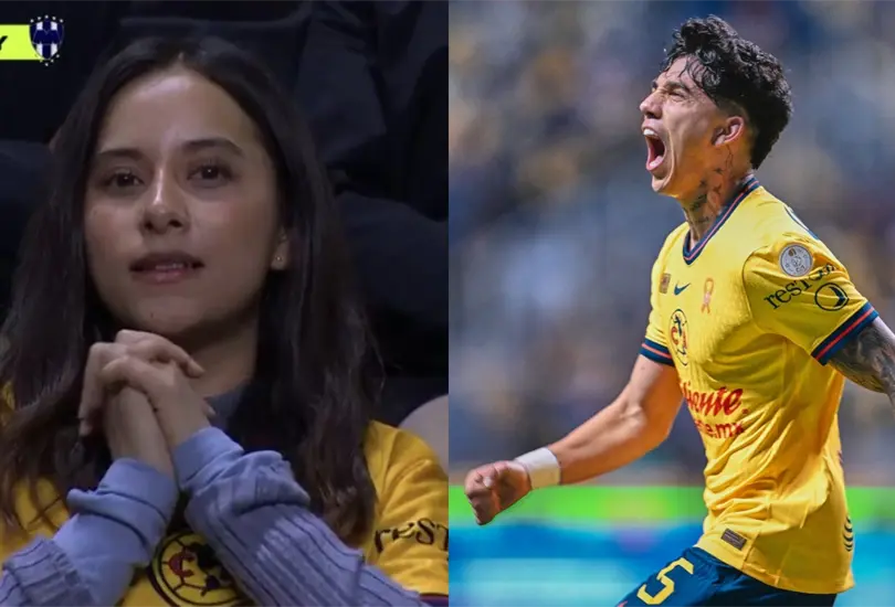Una aficionada del Am&eacute;rica se hizo viral vs Rayados.