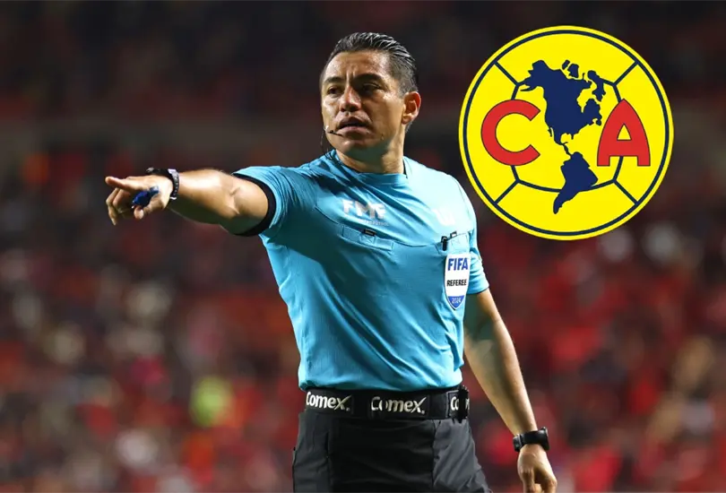 V&iacute;ctor C&aacute;ceres, &aacute;rbitro en el Am&eacute;rica vs Rayados
