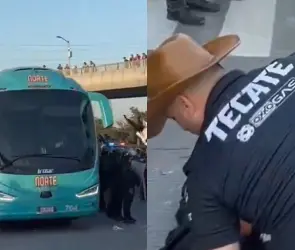 El momento en el que el autobús del América atropella a un fan de Rayados