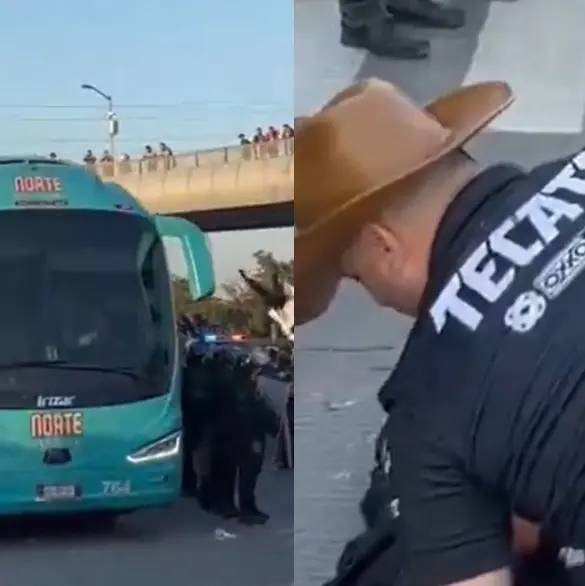 El momento en el que el autobús del América atropella a un fan de Rayados