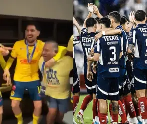 Futbolista de Rayados es captado celebrando el título del América (VIDEO)