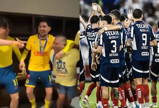 Un futbolista de Rayados celebró el título del América.