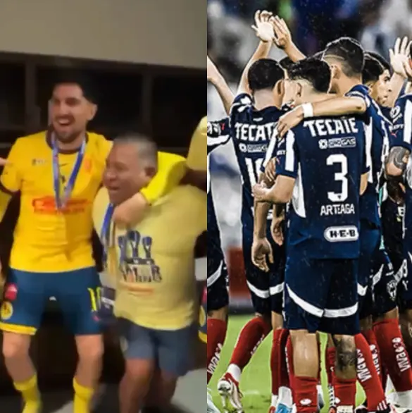 Futbolista de Rayados es captado celebrando el título del América (VIDEO)