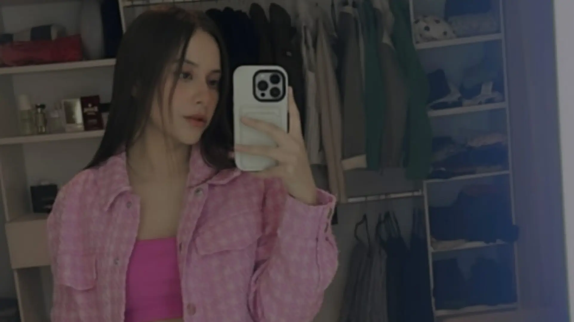 La ferviente fan de las Águilas asistió a la gran final ante Rayados en el estadio de Puebla.