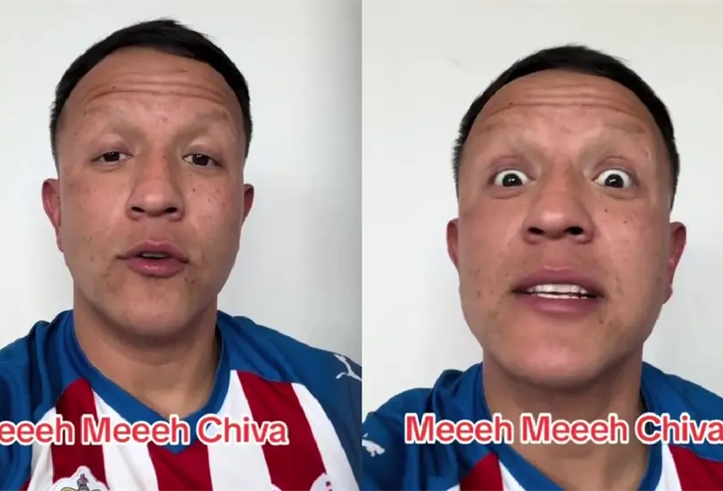 Este fan&aacute;tico se inspir&oacute; en la porra de CU.