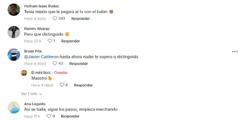 La gente no dejó de aplaudirle. Captura de pantalla