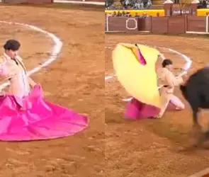 Torero sufre grave cornada en el cuello durante una corrida en Tlaxcala (VIDEO)