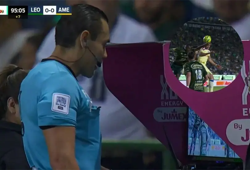 La FMF revel&oacute; los audios del VAR sobre el penal a favor del Am&eacute;rica en su triunfo vs Le&oacute;n