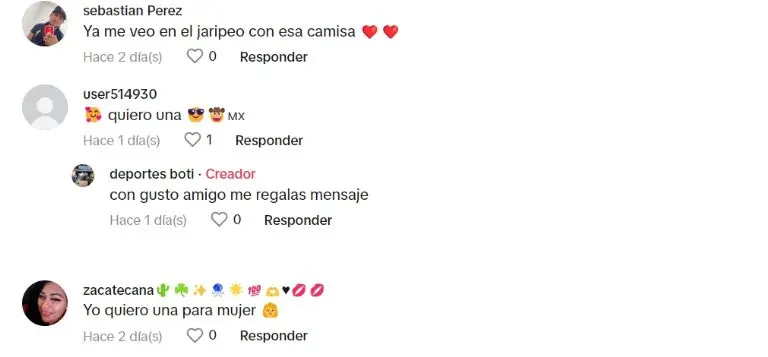 Fueron cientos los que quieren su camisa especial. Captura de pantalla