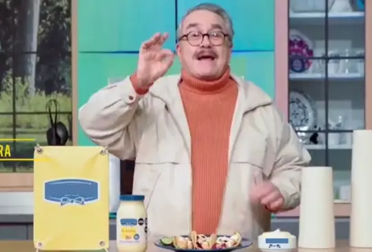 Pedro Sola repitió el comercial de la mayonesa.