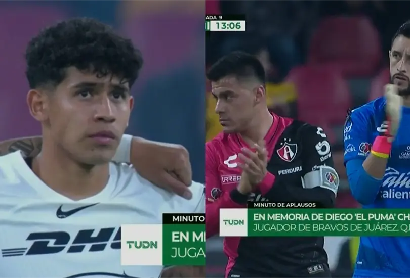 El Atlas vs Pumas sirvi&oacute; para rendir homenaje al Puma Ch&aacute;vez.