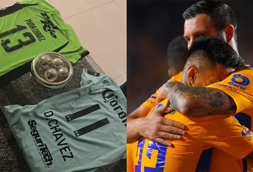 Raymundo Fulgencio y Andr&eacute;-Pierre Gignac tuvieron un gran gesto en el velorio del Puma Ch&aacute;vez.