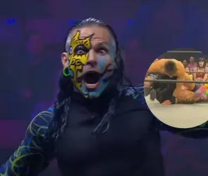 Fuertes imágenes: Jeff Hardy termina con la nariz rota tras mal movimiento (VIDEO)